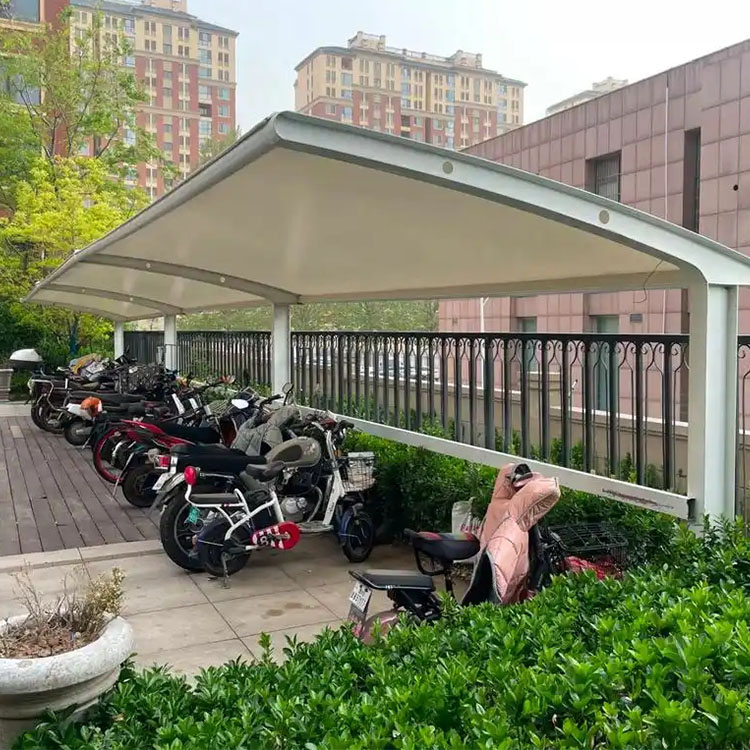 曲城市膜结构电动车棚